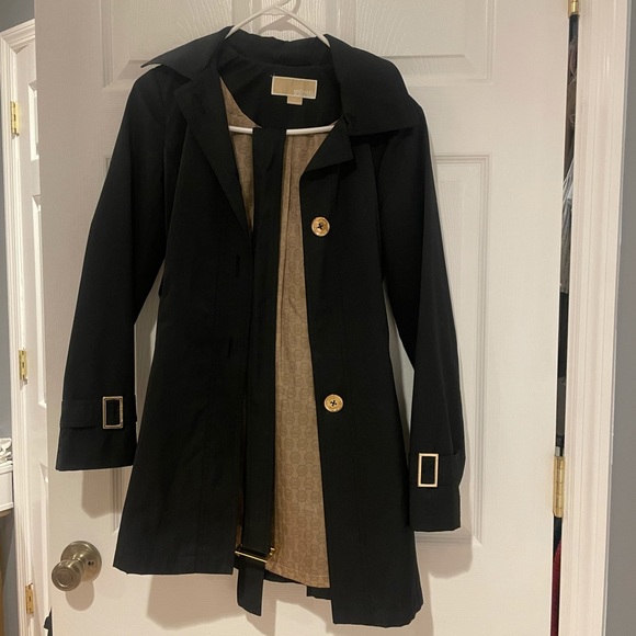Michael Kors Black Raincoat - Picture 1 of 12